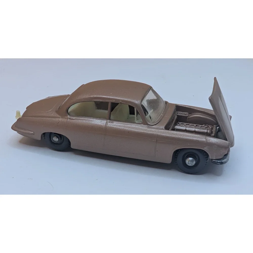 Matchbox Lesney No 28 Mark Ten Jaguar Metallic Brown Diecast Car Original Box